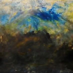 Ai piedi del vulcano blu.