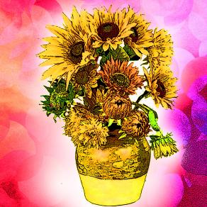  I love the sunflowers. They always know where to turn...!!!