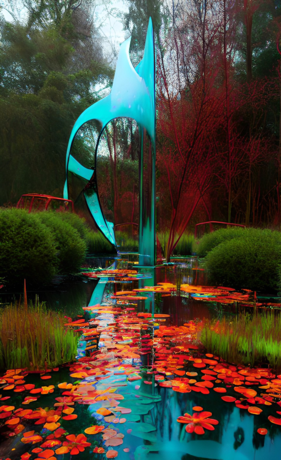 Sylph - glass sculpture design 