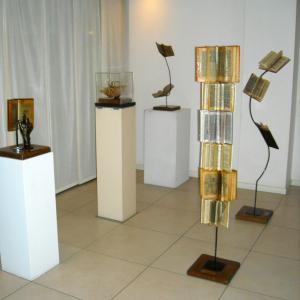 ESPOSIZIONE SCULTURE HOTEL LUX  a MODENA.