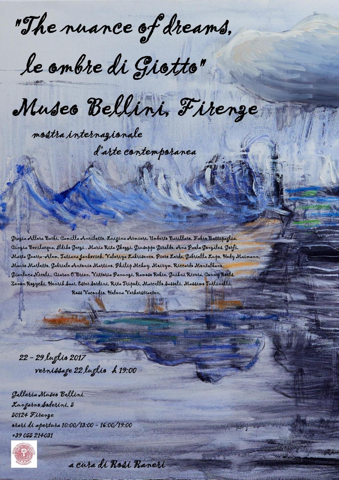 Mostra collettiva internazionale "The nuance of dreams,le ombre di Giotto"