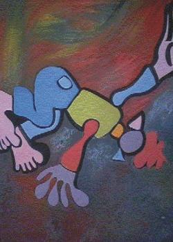 L'uomo che cade nei suoi pensieri