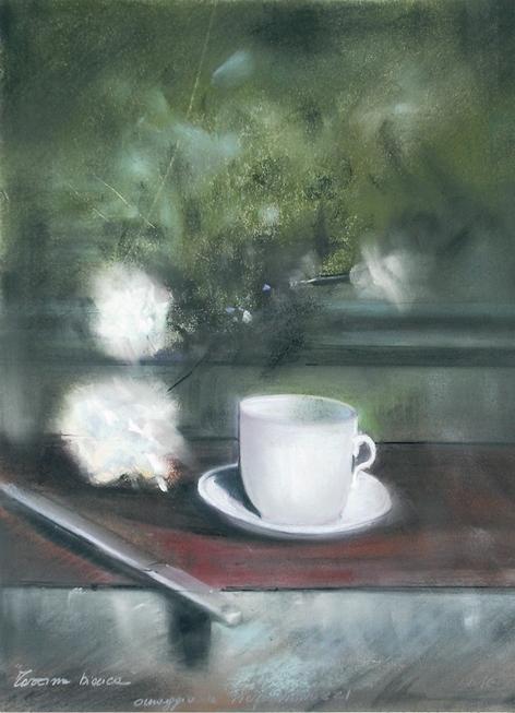 omaggio a piero vignozzi (tazzina bianca)del 1986