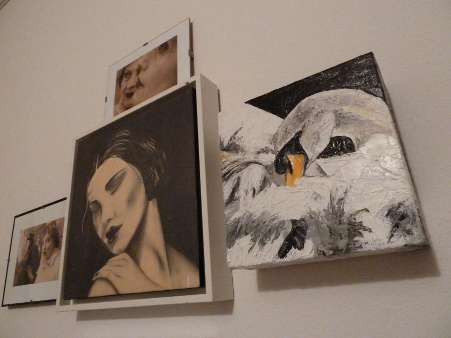 NEW ENTRY IN MY PRIVATE COLLECTION,"CIGNO IN INTIMITA'" by my friend Francesca Giacomazzi.