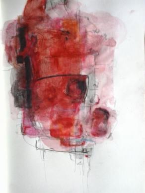 Crocifissione n 2 - Tecnica mista su carta 2014