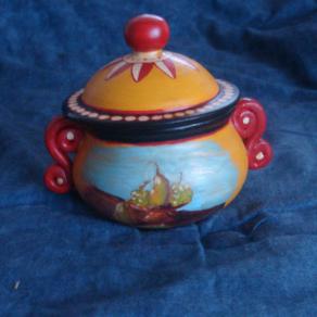 Zuccheriera con coperchio