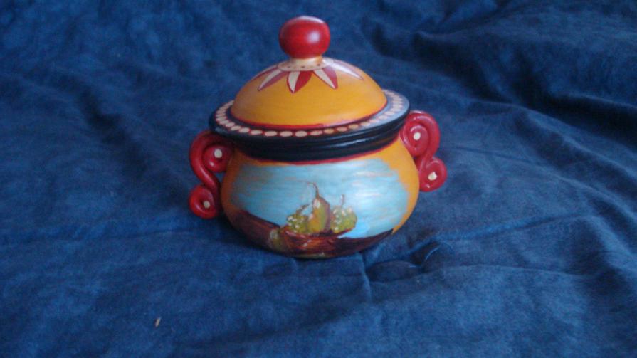 Zuccheriera con coperchio