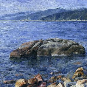 63.Outside Doxiariou Monastery