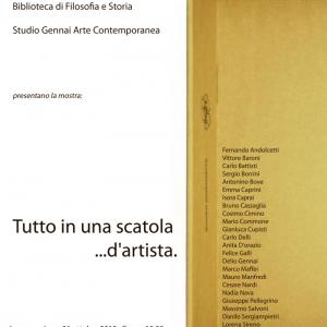 Tutto in una scatola d'Artista