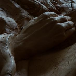 sentiero bizantino - particolare - Terracotta 160x140