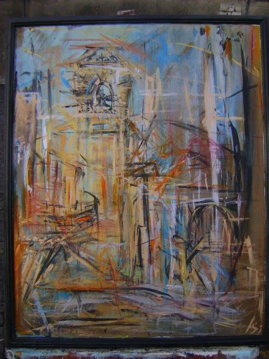 visione  oscuro di un borgo