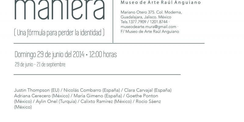 Maniera (a formule to get lost the own identity)