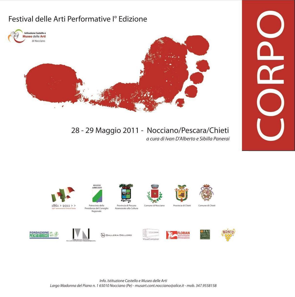 CORPO - Festival di Arti Performative - Museo di Nocciano CORPO - Festival di Arti Performative - Museo di Nocciano