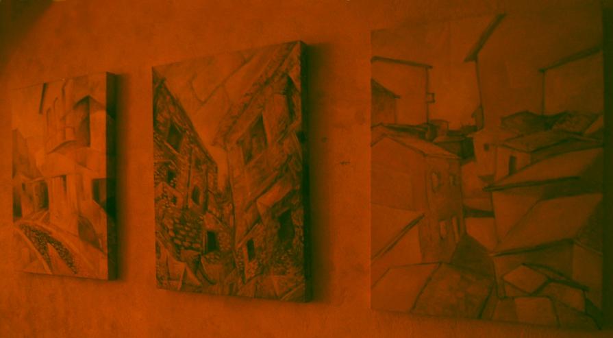 senza titolo, tris- per Intra Intro 2008, Sassari