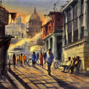 Varanasi street.