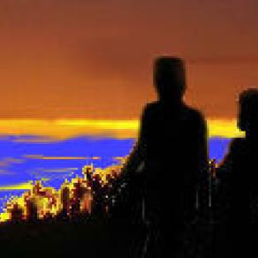 lui lei il mare e il tramonto