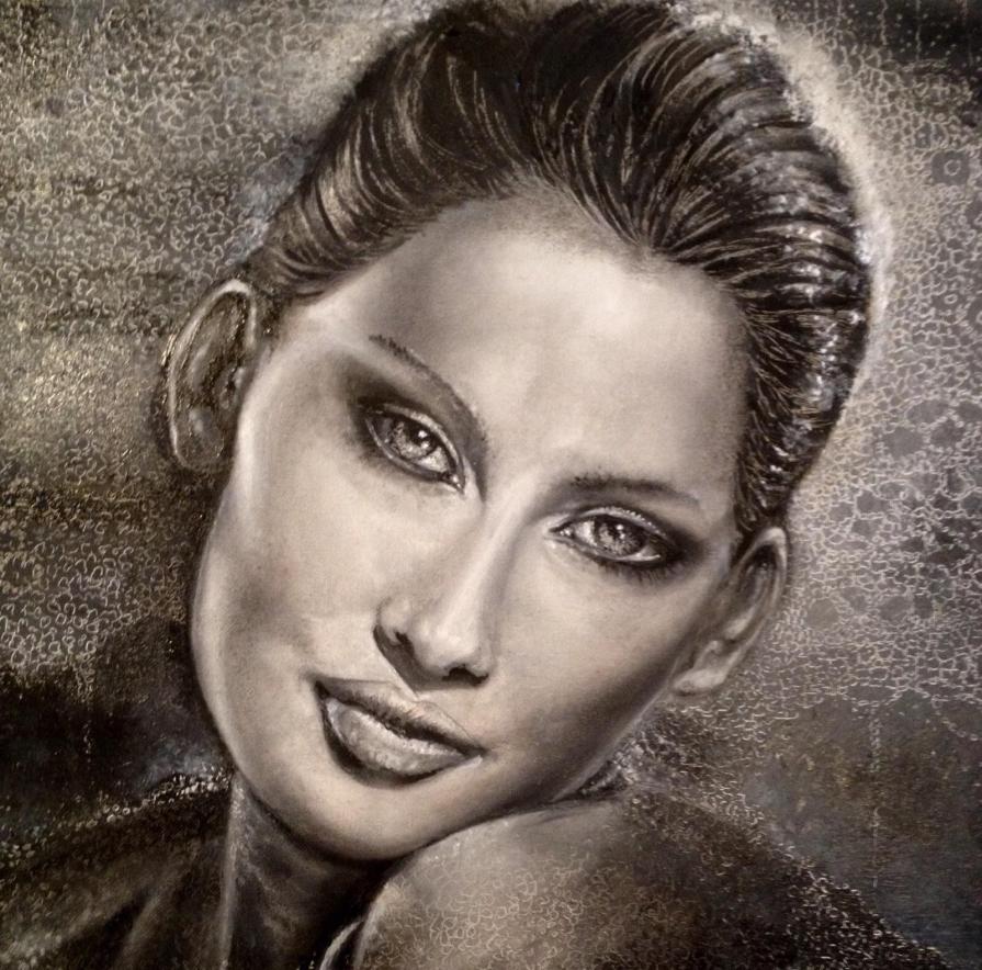 Penelope occhi azzurri tra il bagnoschiuma.