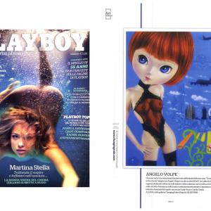 "To have one's head in the clouds" di A. Volpe, pubblicato nella rubrica Art Playlist di PLAYBOY di Giugno