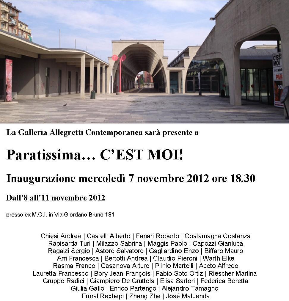 Galleria Allegretti Contemporanea a Paratissima C'EST MOI