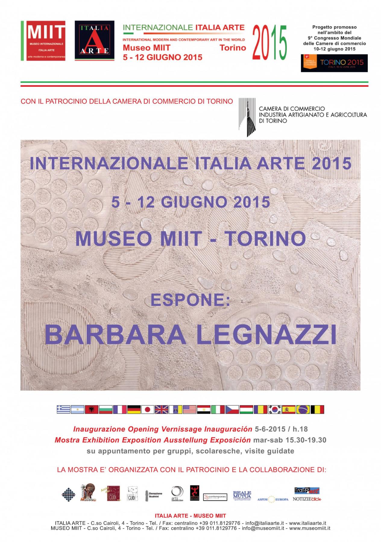 INTERNAZIONALE ITALIA ARTE 2015