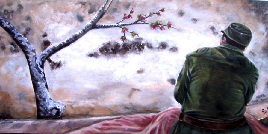 He said:"oh yes, once i was a soldier......" He said:"oh yes, once i was a soldier......"