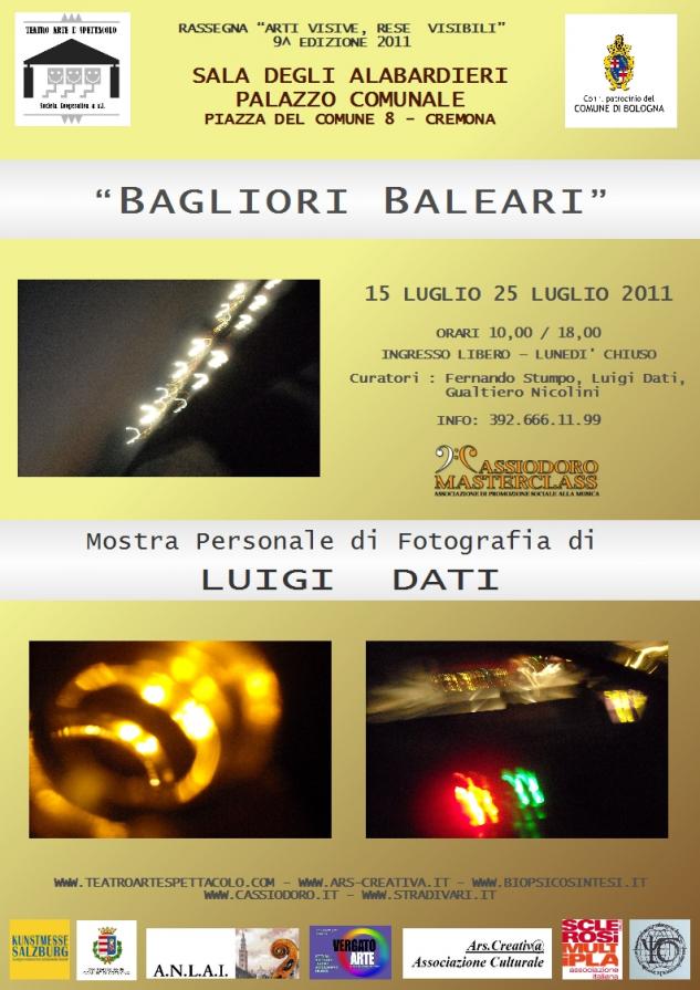 Locandina Mostra Luigi Dati Piazza Roma Cremona Locandina Mostra Luigi Dati Piazza Roma Cremona