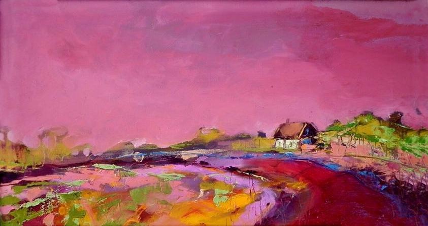 93. "Village 3 " - year 2013, oil on canvas 93. "Village 3 " - year 2013, oil on canvas