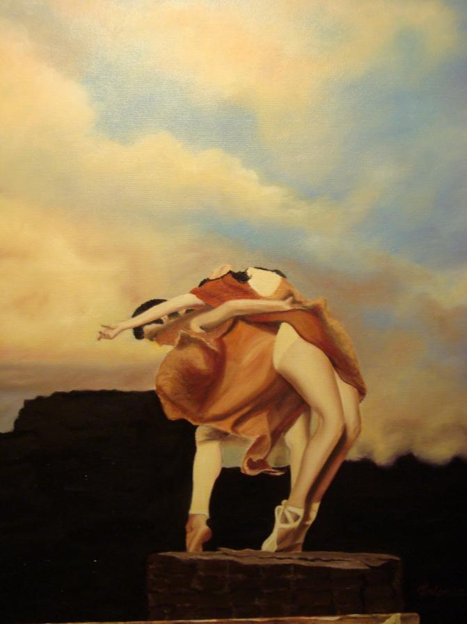 Ballerini sulle rovine di Pompei