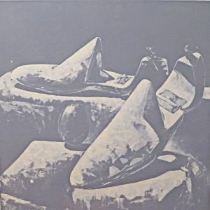 PASSO QUINTO: olio a spatola su tela 95x 95cm