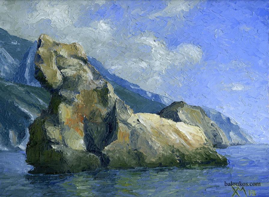 3. Rock at Agio Oros