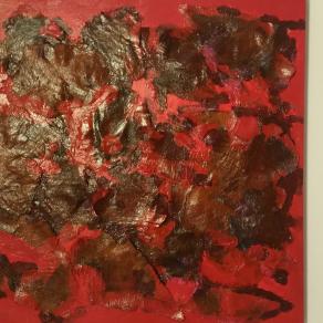 Natura morta astratta serie "Red Spectrum"