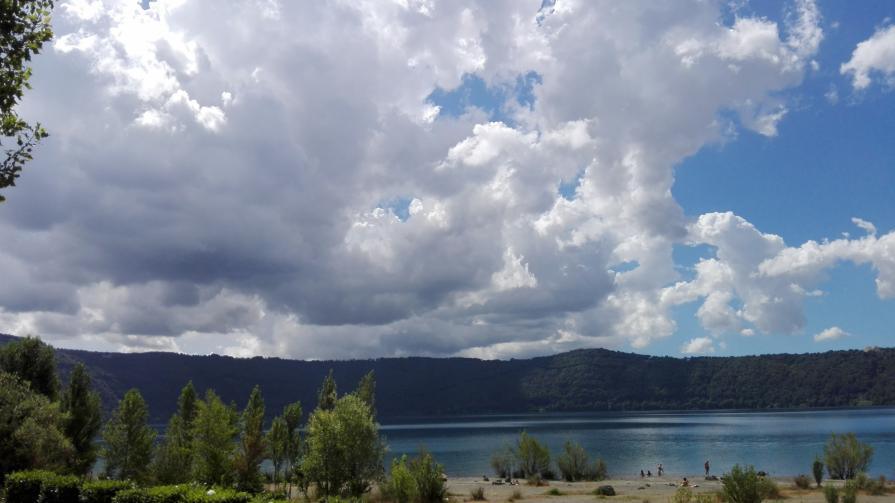 Nuvole sul Lago di Castel Gandolfo