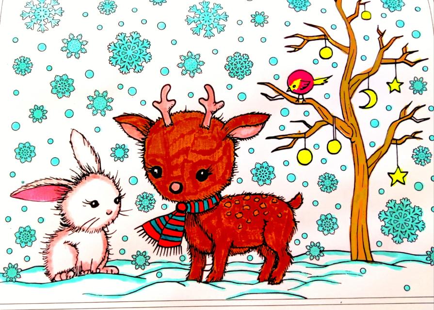 ..... Un Coniglietto e una Renna !!! .....