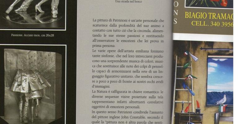 PUBBLICAZIONE SU GALLERY RIVISTA EFFETTO ARTE DIRETTA DAL CRITICO PAOLO LEVI IN TUTTE LE EDICOLE PUBBLICAZIONE SU GALLERY RIVISTA EFFETTO ARTE DIRETTA DAL CRITICO PAOLO LEVI IN TUTTE LE EDICOLE