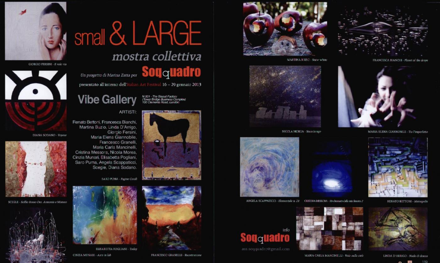 Nuovi articoli su Soqquadro e i suoi artisti