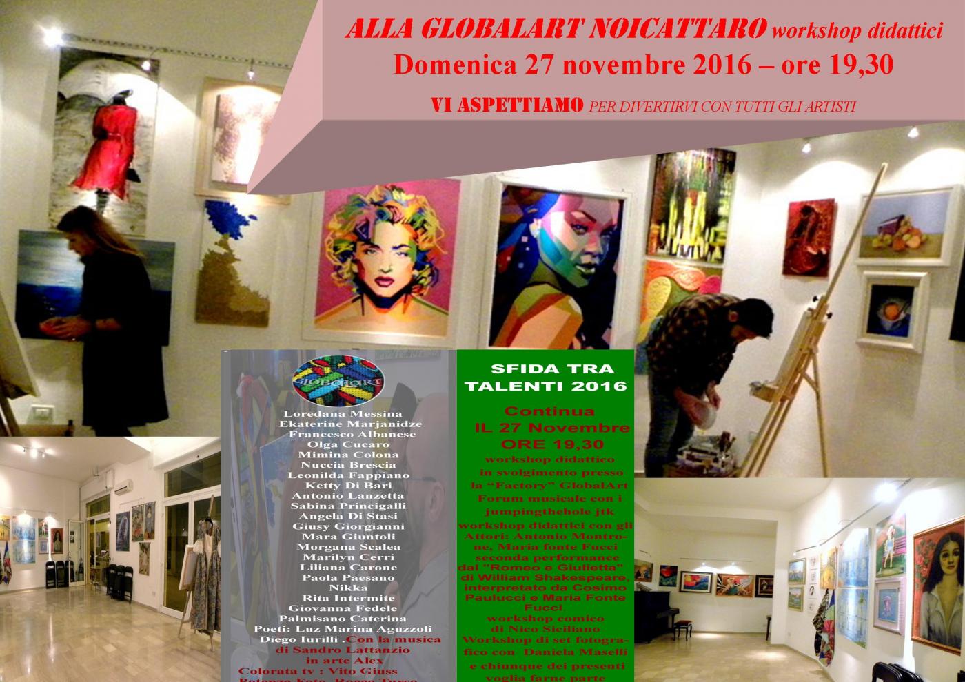 Alla Globalart trasformata in una Factory Alla Globalart trasformata in una Factory