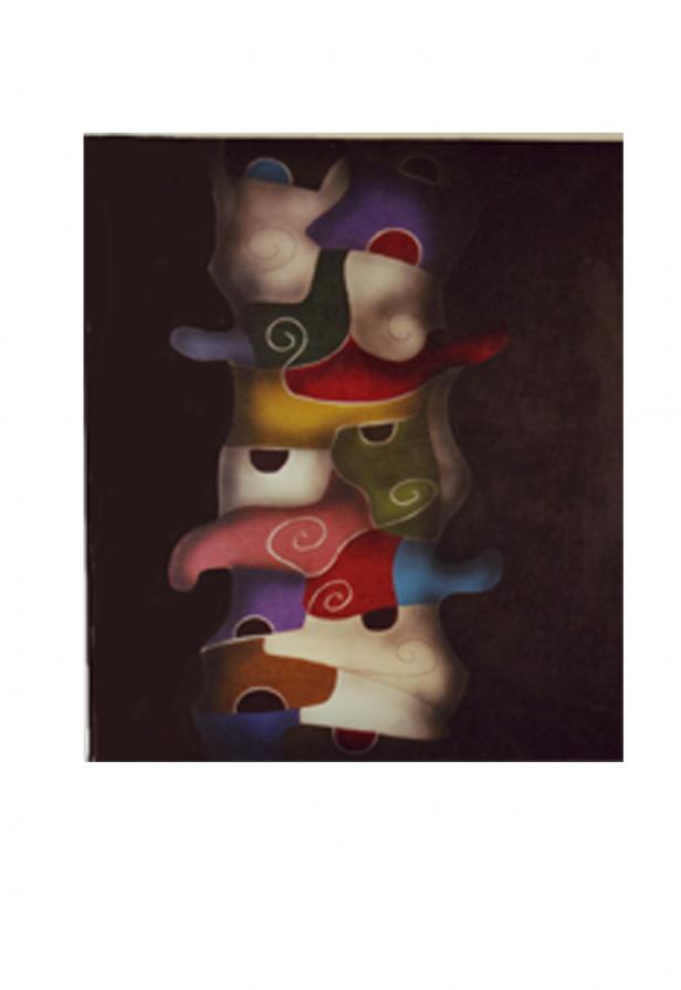 Artificio n.1     olio su tela   90x100      1996