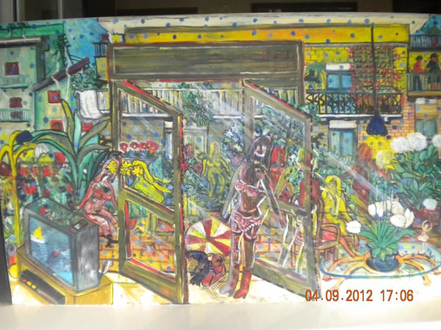 fuori e dentro la finestra