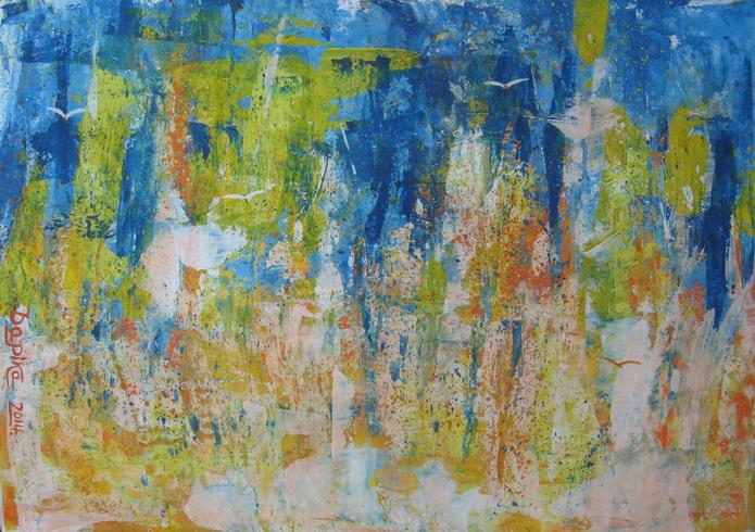 Town, what woven out of the sun. Part 1 (triptych)