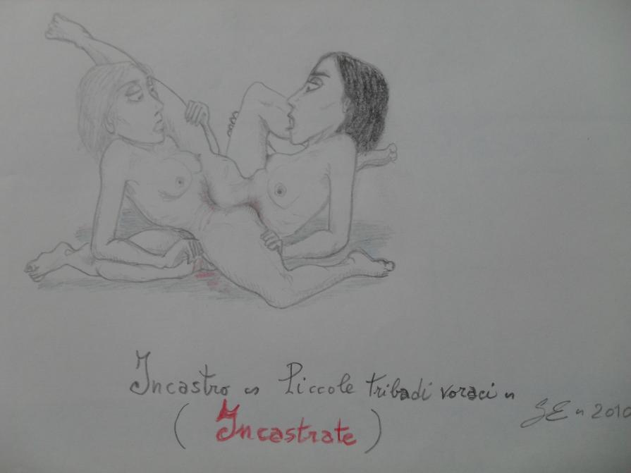 Vulve cannibali I - Incastro - Piccole tribadi voraci - Incastrate