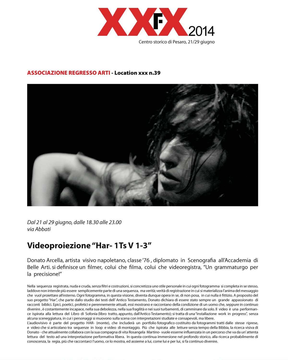 XXXFuorifestival Edizione 2014