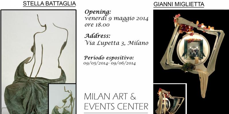 "Punti di vista. Scultura e pittura"STELLA BATTAGLIA- GIANNI MIGLIETTA "Punti di vista. Scultura e pittura"STELLA BATTAGLIA- GIANNI MIGLIETTA