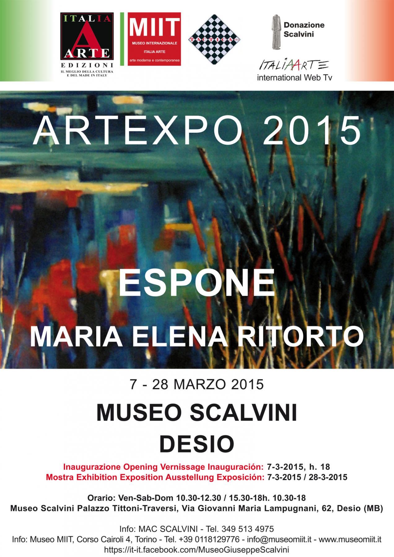 ARTEXPO 2015  MUSEO SCALVINI DESIO