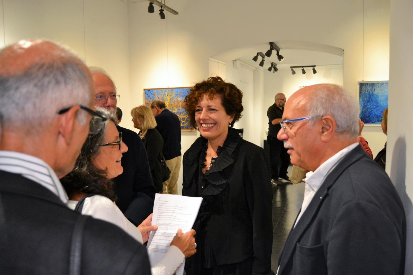 "Messaggi", personal art of Maristella Angeli in Rome