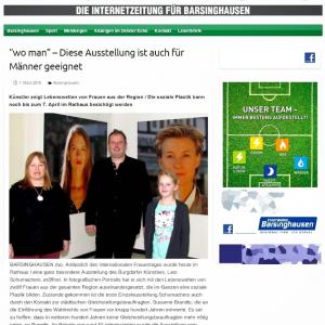 wo man - Social sculpture for the International Women's Day wo man - Social sculpture for the International Women's Day