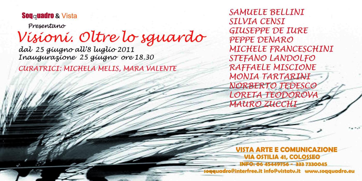 Visioni. Oltre lo sguardo. Vernissage alla galleria Vista