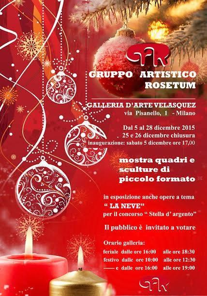 Mostra natalizia del Gruppo Artistico Rosetum