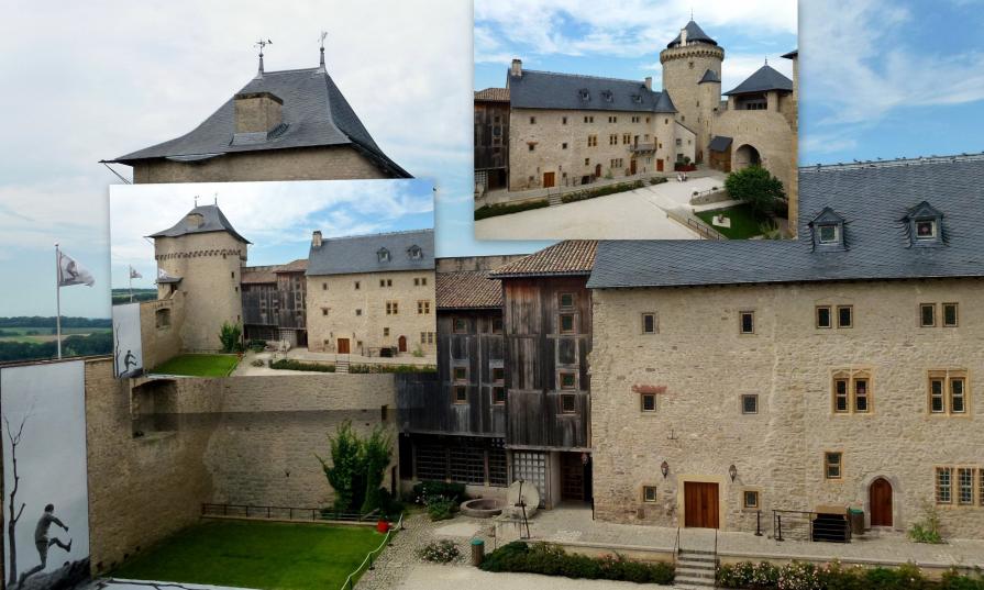 La cour du château de Malbrouck