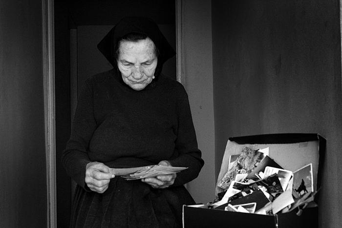 Only she and memories