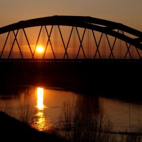 Il Sole, l'Adige, il ponte di Albaredo